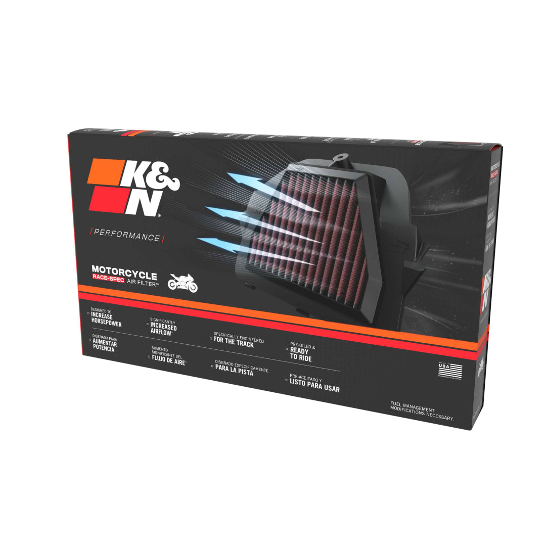 K&N High Flow Race Specific Air Filter for Yamaha YZF R6 (2009-2015) - YA-6008R