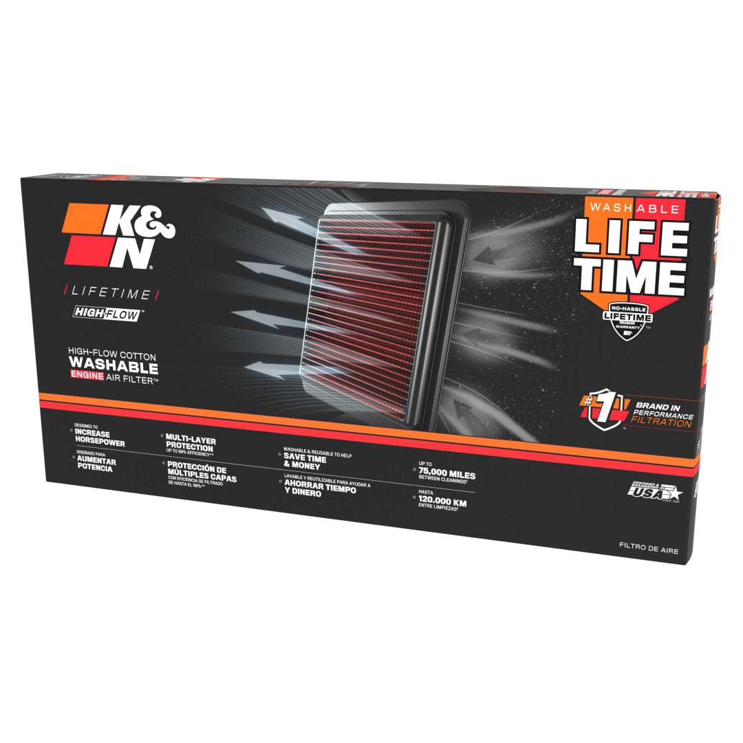 K&N High Flow Air Filter for KTM 990 Adventure/ Super Duke- KT-9907