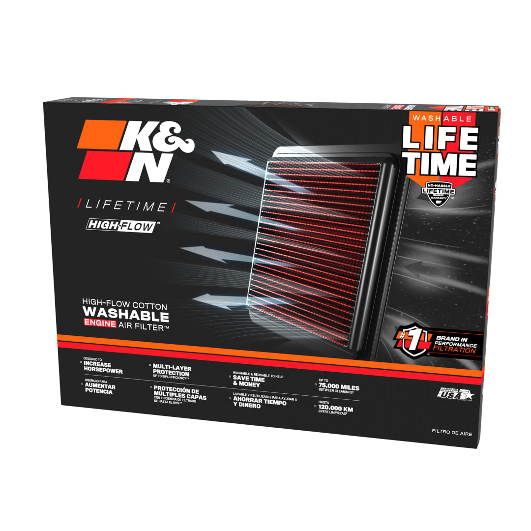 K&N High Flow Air Filter for Suzuki GSX 1300 BK B-KING - SU-1348