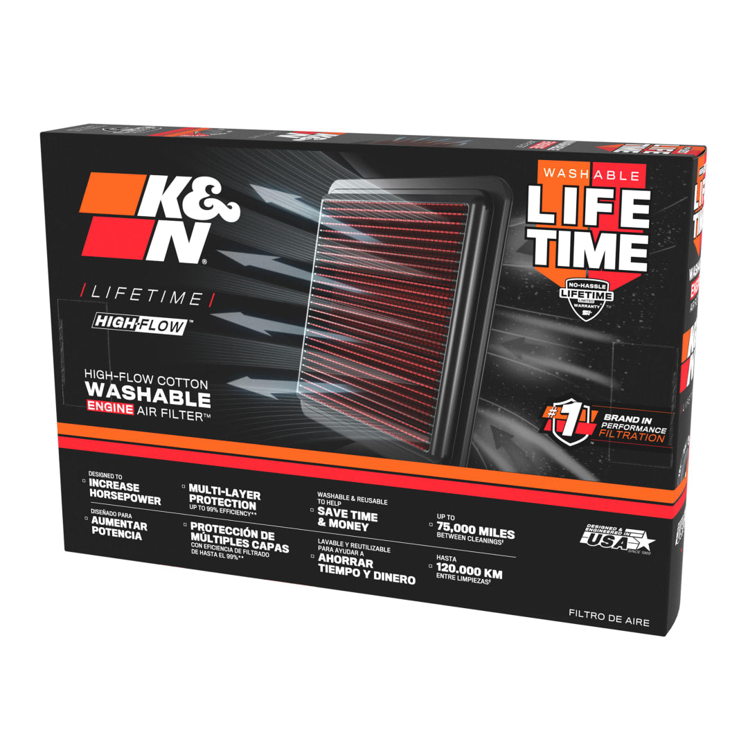 K&N High Flow Air Filter for Triumph Speed Triple 1050 - TB-1011
