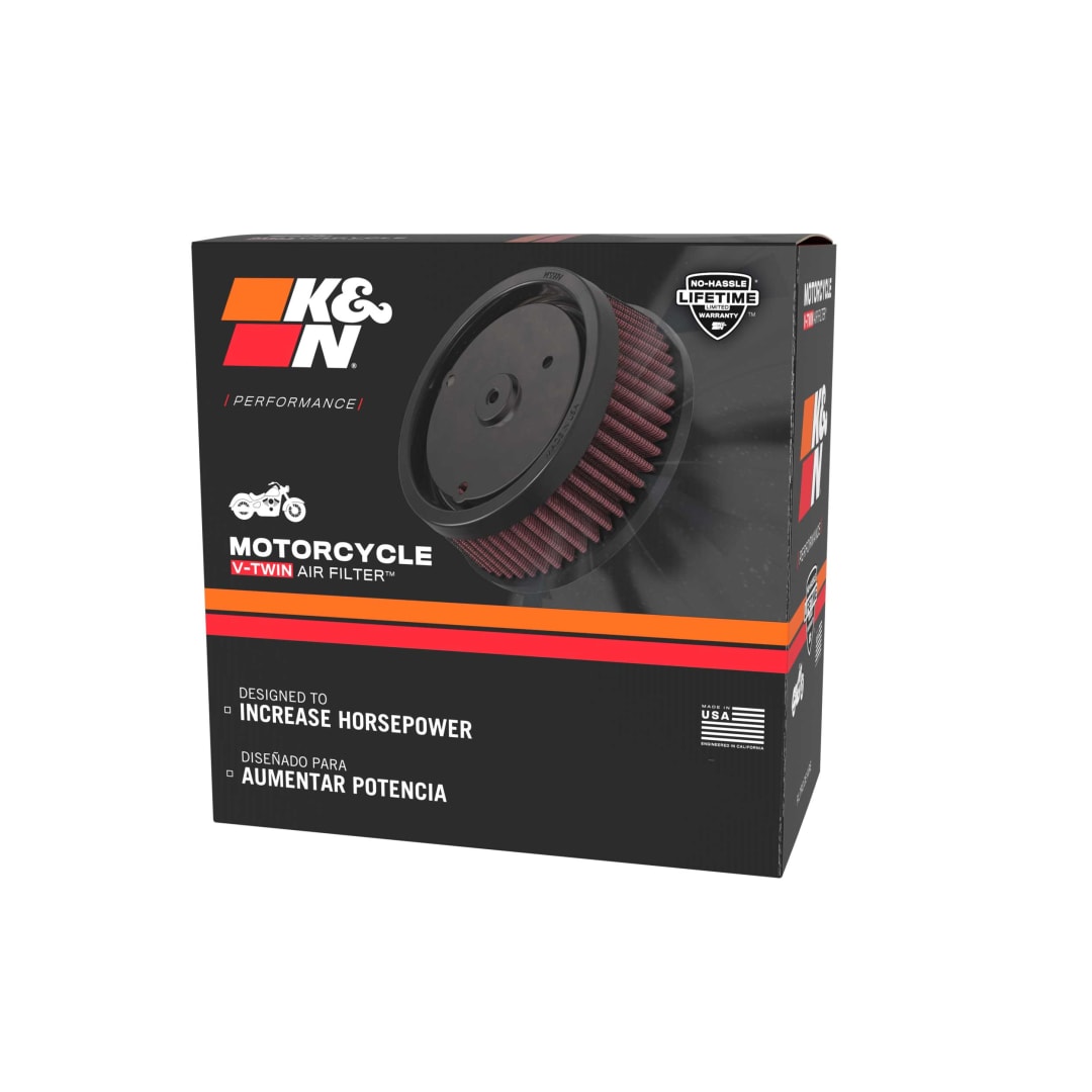 K&N High Flow Air Filter for Harley Davidson Road Glide/ Road King/ Street Glide - HD-1717