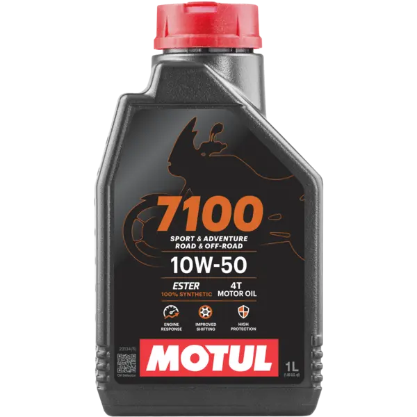 Motul 4T 7100 10W-50 Fully Synthetic Engine Oil - 1 litre