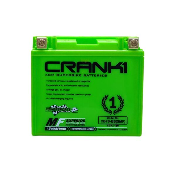 Crank1 Battery For Honda CBR 1000 RR - CB7S-BS - Factory Activated