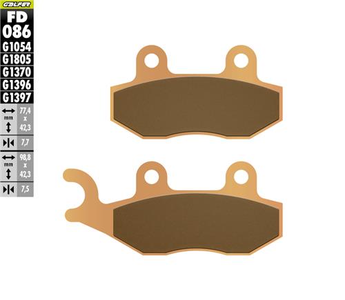Galfer FD086G1370 Sintered Brake Pads