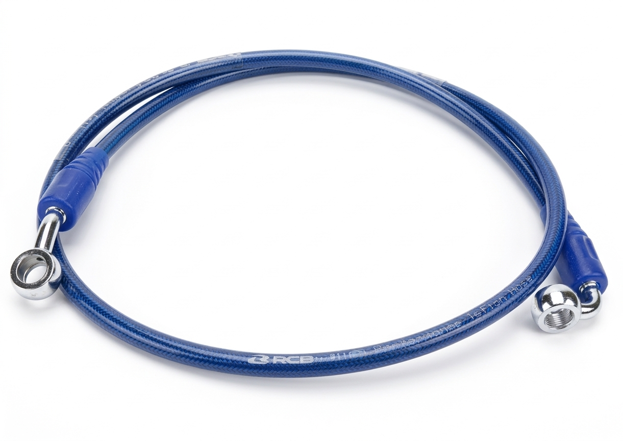 RCB Teflon Brake Hose 550MM Titanium - 01BH009