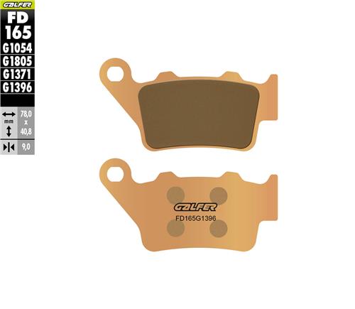 Galfer FD165G1371 Sintered Brake Pads