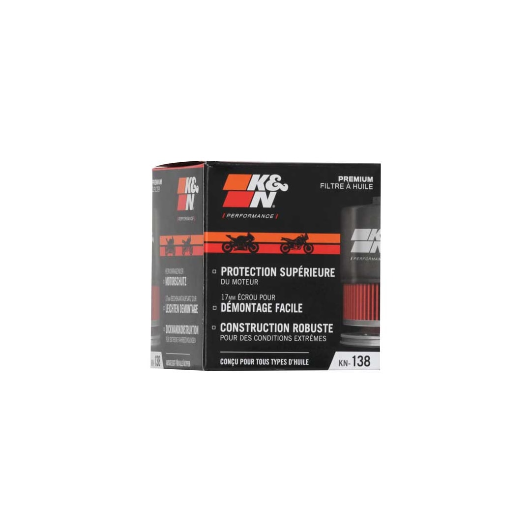 K&N High Performance Oil Filter - KN-138