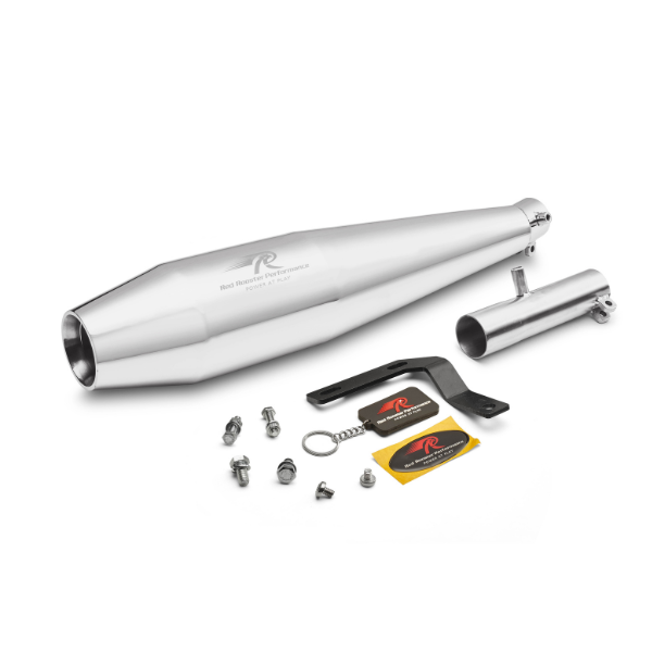 Red Rooster Performance Pegasus RS Slip-On for Honda CB 350/ H'ness/ RS - RRPPRSB/ RRPPRSP