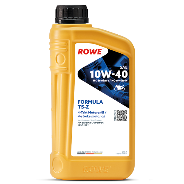 Rowe Hightec Formula SAE 10W-40 TS-Z Fully Synthetic Engine Oil - 1L