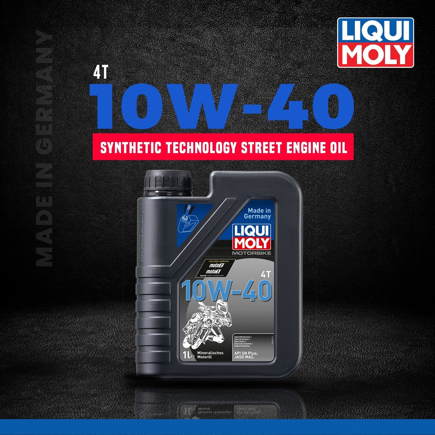 Liqui Moly 10w-40 Street Engine Oil - 1L