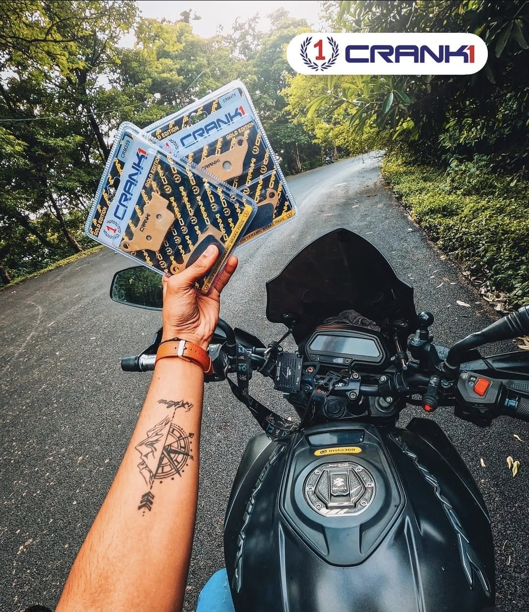 Crank1 Ceramic Brake Pads For Ducati Multistrada 1200 (2015-2018) - Front - CRM0709 - 2 Sets