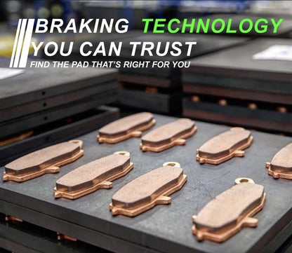 Crank1 Sintered Brake Pads For Harley Davidson Dyna Fat Bob (2008-2017) - Rear - CB854