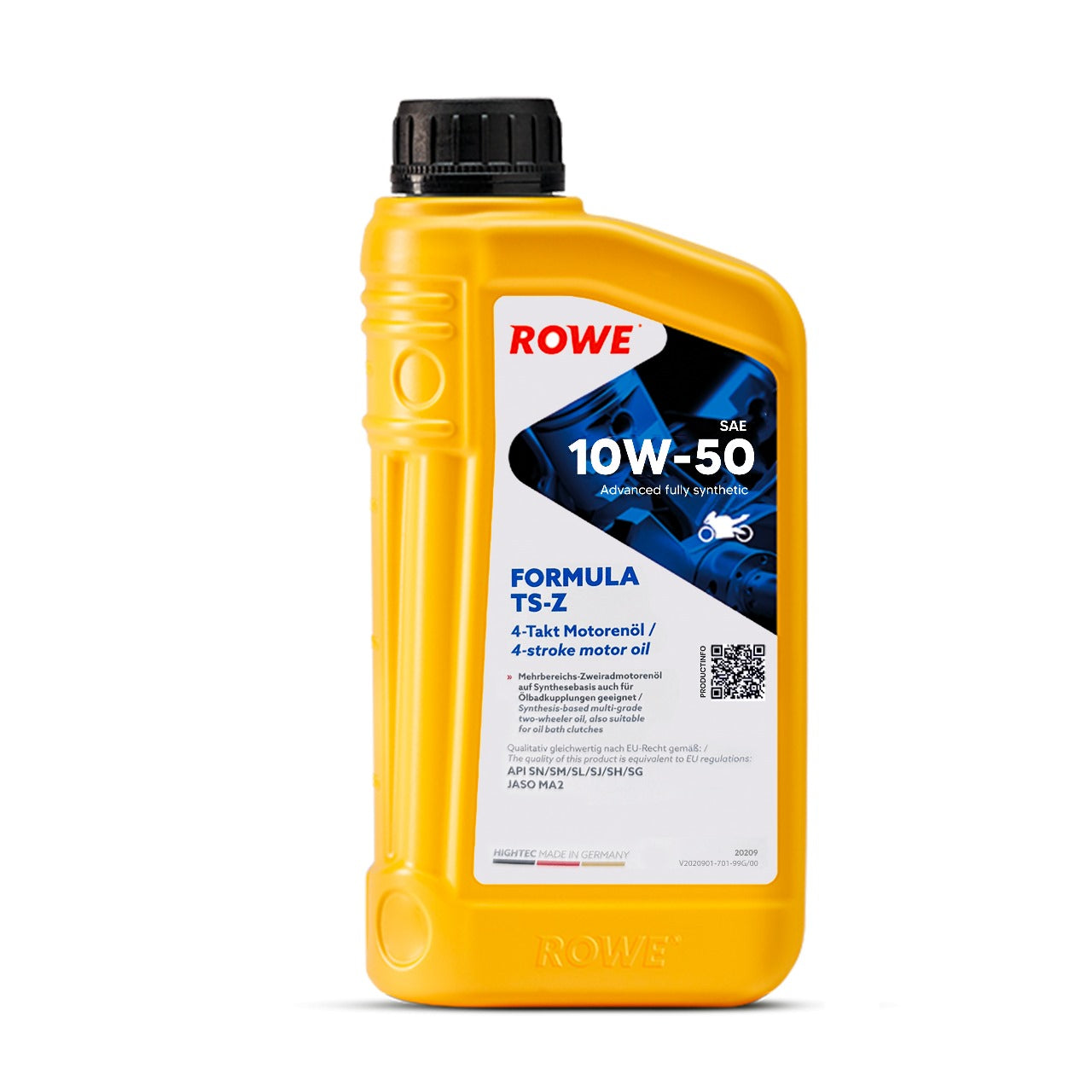 Rowe Hightec Formula SAE 10W-50 TS-Z Fully Synthetic Engine Oil - 1L