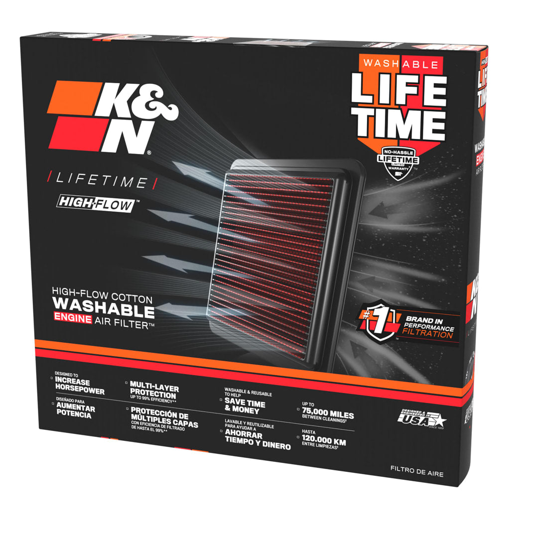 K&N High Flow Air Filter For Honda CB/ CBR 650 F - HA-6414