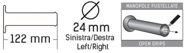 Domino BMW Style Heated Grips and Navigator Ring - 6190.82.40.06-0