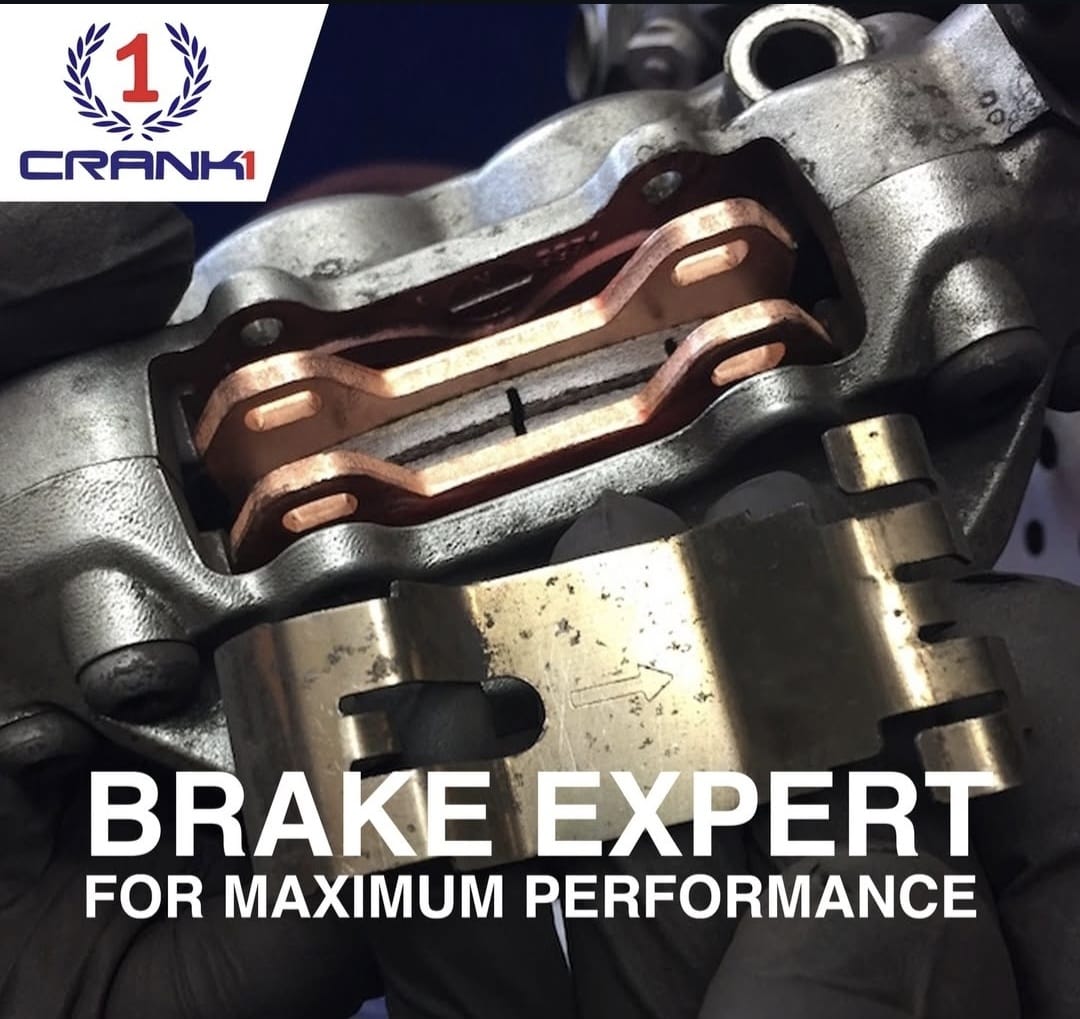 Crank1 Sintered Brake Pads For Triumph Daytona 675 (2013-2017) - Front - CB744 - 2 Sets
