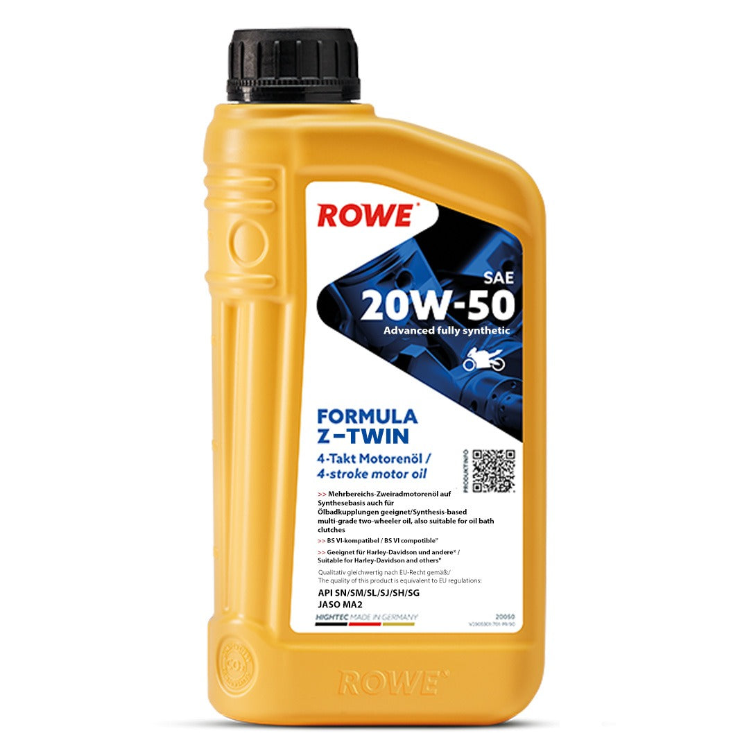 Rowe Hightec Formula SAE 20W-50 Z-Twin Fully Synthetic Engine Oil - 1L