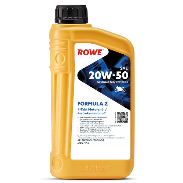 Rowe Hightec Formula SAE 20W-50 Z Fully Synthetic Engine Oil - 1L
