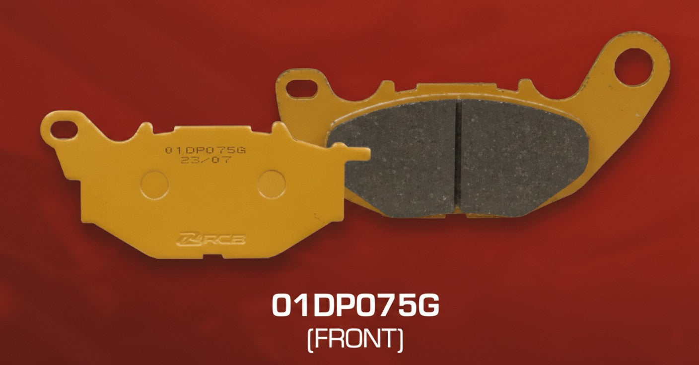 RCB S2-D2 Gold Series Brake Pads for Yamaha YZF R3/ MT 03 - 01DP075G/ 01DP076G