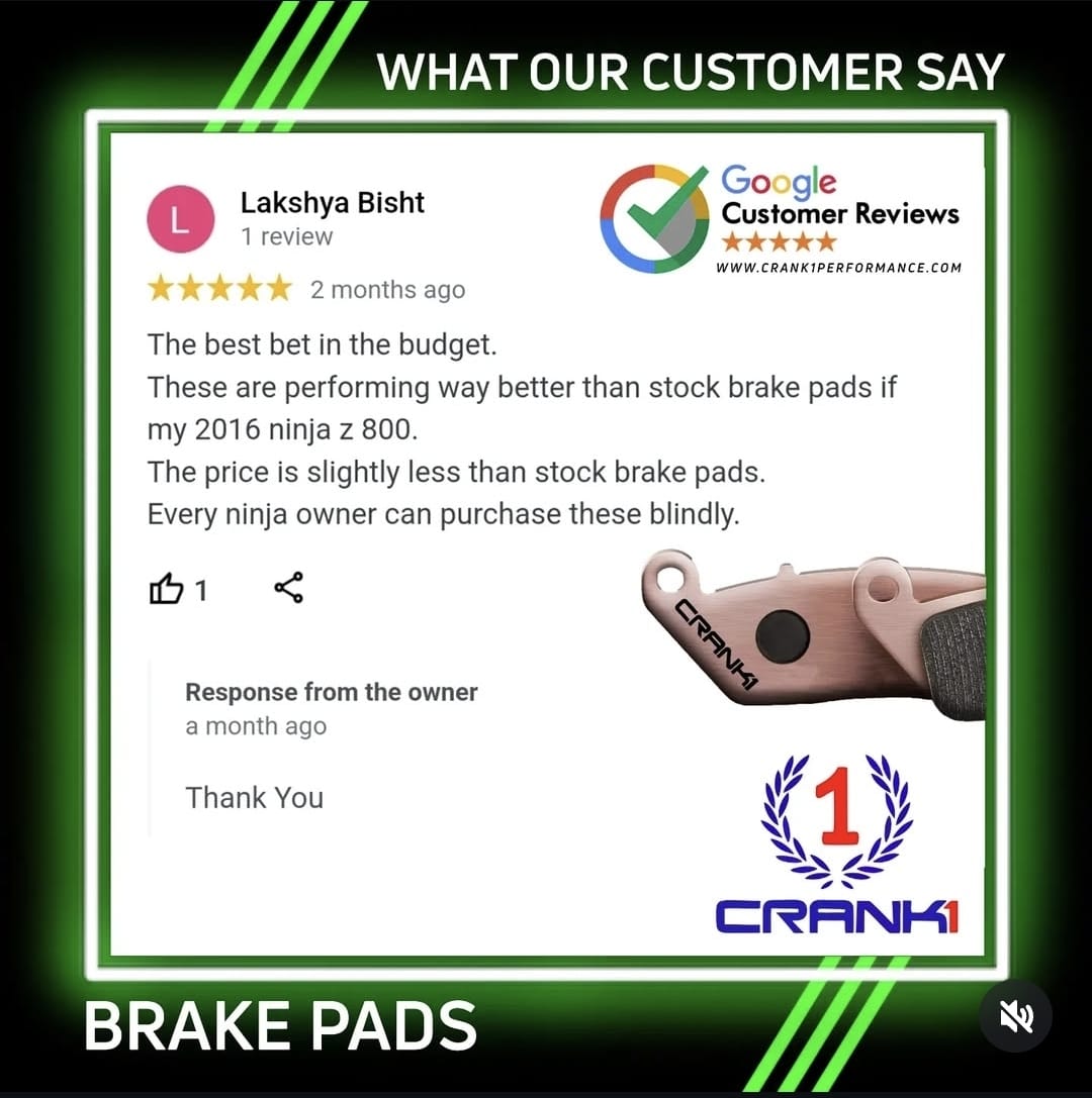 Crank1 Sintered Brake Pads For Ducati Scrambler 800 (2015-2018) - Rear - CB312