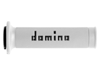 Domino White and Black Road Racing Grips - A01041C4046B7-0