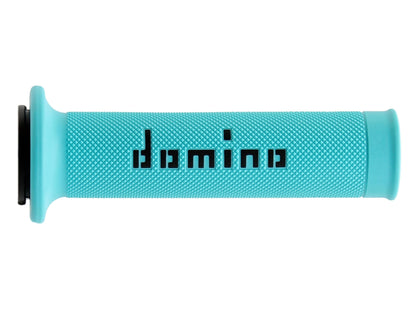 Domino Cyan and Black Road Racing Grips - A01041C4080B7-0