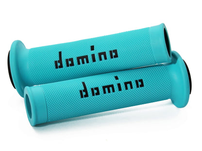 Domino Cyan and Black Road Racing Grips - A01041C4080B7-0