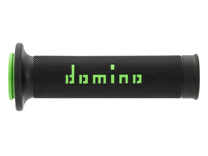 Domino Black and Green Road Racing Grips - A01041C4440B7-0
