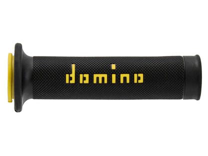 Domino Black and Yellow  Road Racing Grips - A01041C4740B7-0