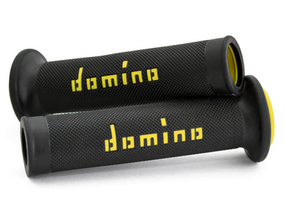 Domino Black and Yellow  Road Racing Grips - A01041C4740B7-0