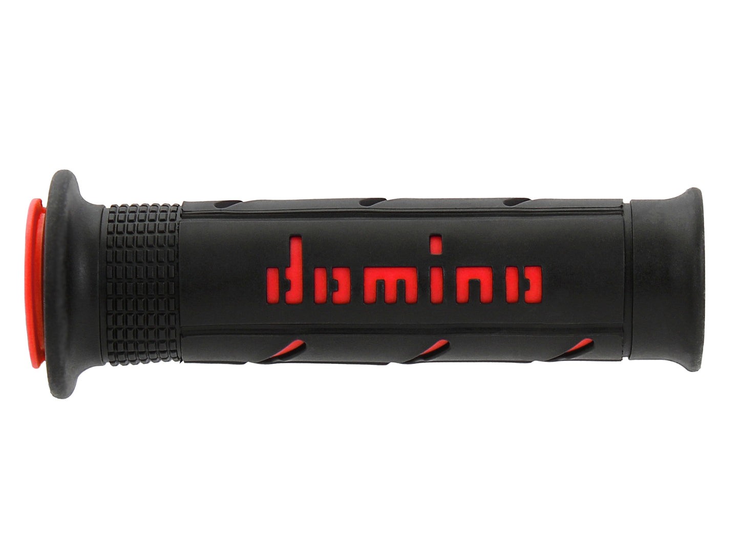 Domino Black and Red Road Racing Grips - A25041C4240C7-0