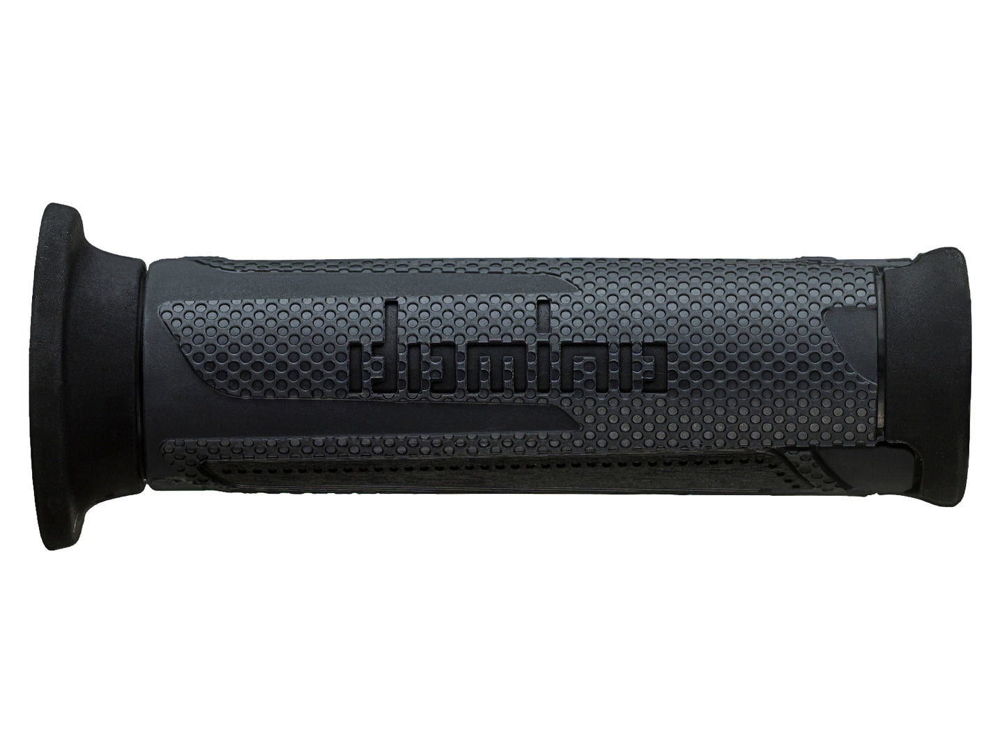 Domino Anthracite and Black Touring Grips - A35041C4070C7-0