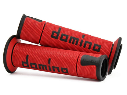 Domino Red and Black Road Racing Grips - A45041C4042B7-0