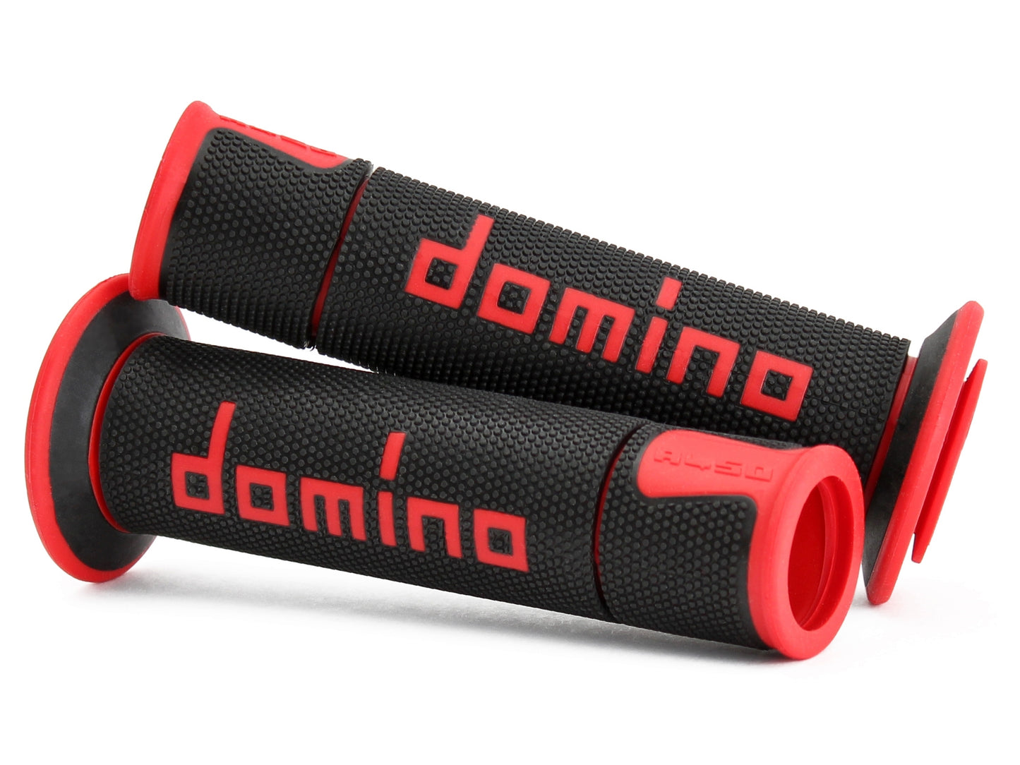 Domino Black and Red Road Racing Grips - A45041C4240B7-0