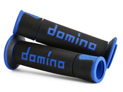 Domino Black and Blue Road Racing Grips - A45041C4840B7-0