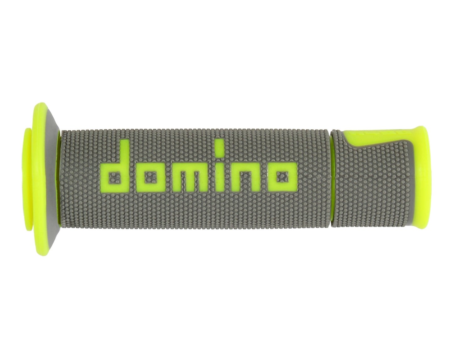 Domino Grey and Fluo Yellow Racing Grips - A45041C5052B7-0