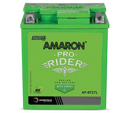 Amaron Pro Rider APBTZ7L 7Ah Two-Wheeler Battery | 48 Months Warranty
