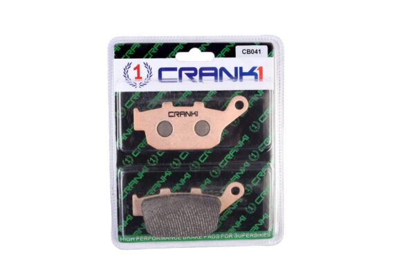 Crank1 Sintered Brake Pads For Kawasaki Z900 (2022 Onwards) - Rear - CB041