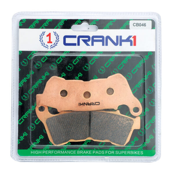 Crank1 Sintered Brake Pads For Harley Davidson Sportster Iron 883 (2014-2017) - Front - CB046
