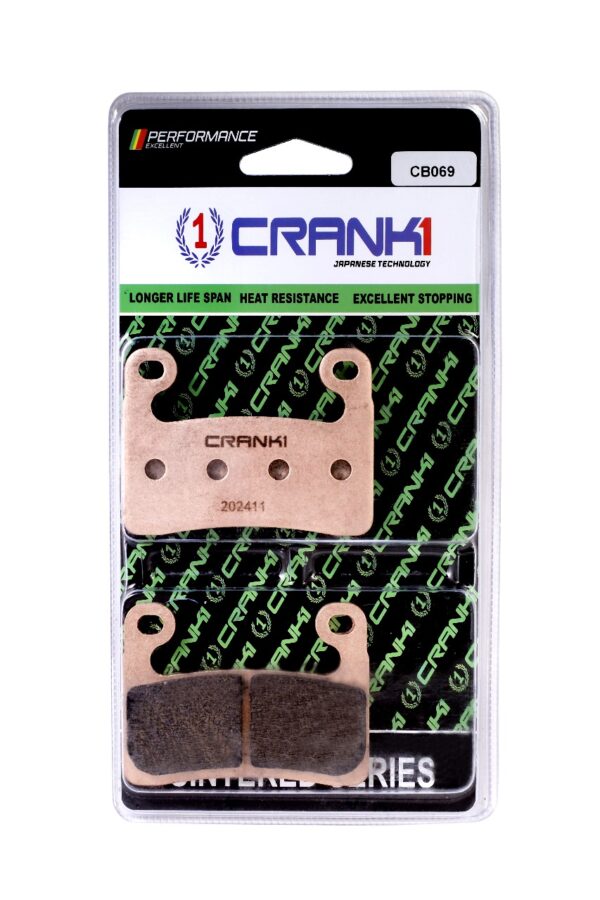 Crank1 Sintered Brake Pads For BMW S 1000 XR (2020-2023) - Front - CB069 - 2 Sets Required