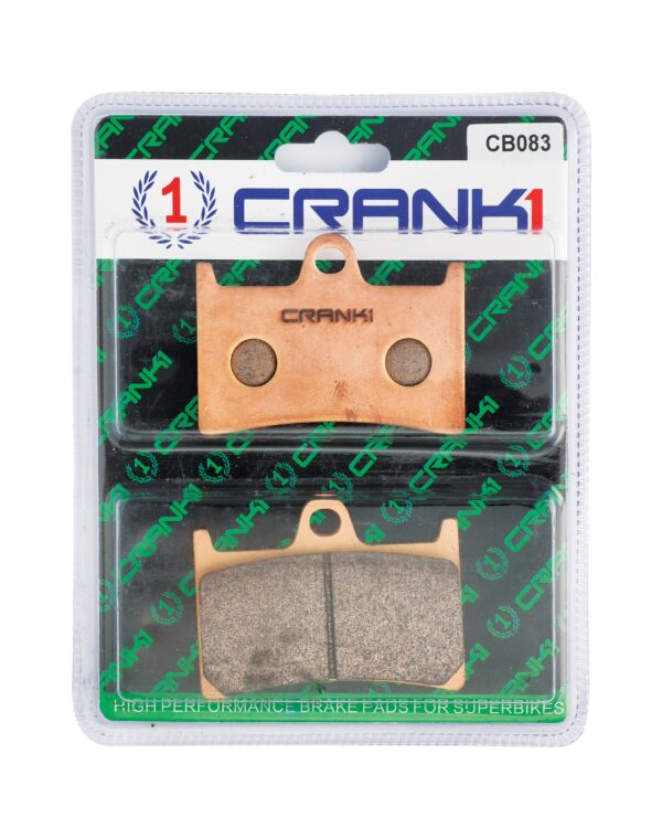Crank1 Sintered  Brake Pads For Yamaha YZF-R6 (2017 Onwards) - Front - CB083 - 2 Sets