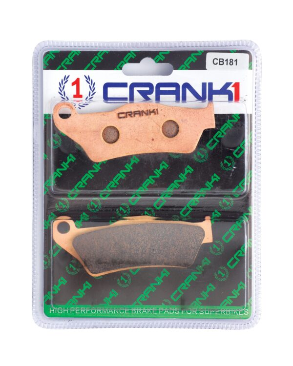 Crank1 Sintered Brake Pads For Royal Enfield Classic 650 - Rear - CB181