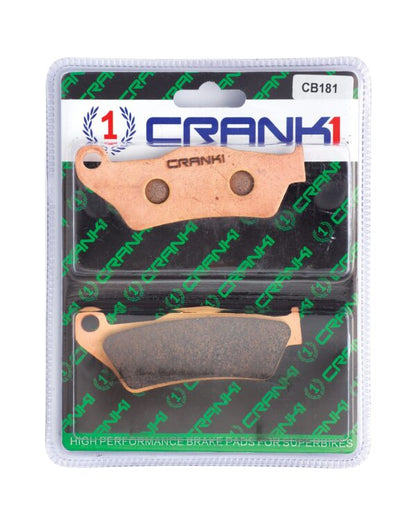 Crank1 Sintered Brake Pads For Royal Enfield Classic 650 - Rear - CB181