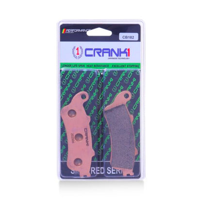 Crank1 Sintered Brake Pads For Kawasaki Vulcan S (2015 Onwards) - Front - CB182