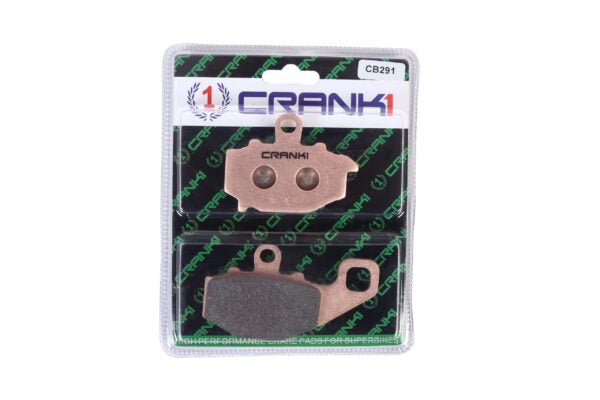 Crank1 Sintered Brake Pads For Kawasaki Ninja 1000SX (2015-2016) (2017-2019) - Rear - CB291