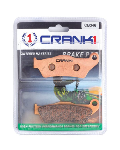 Crank1 Sintered Brake Pads For Royal Enfield Meteor 350 - Front - CB346