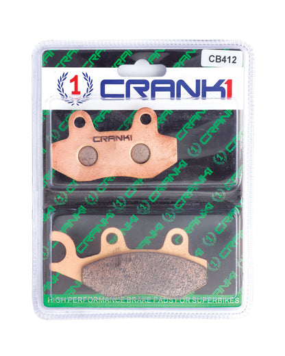 Crank1 Sintered Brake Pads For Triumph Speed Twin 1200 (2019-2020) - Rear - CB412
