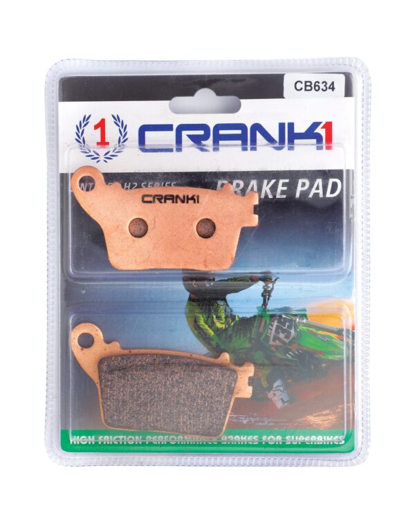 Crank1 Sintered Brake Pads For Yamaha YZF-R1 (2015 Onwards) - Rear - CB634
