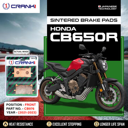 Crank1 Sintered  Brake Pads For Honda CB650R (2021-2023) - Front - CB976 - 2 Sets
