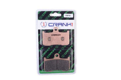 Crank1 Sintered Brake Pads For Kawasaki Z900RS Cafe (2018 Onwards) - Front - CB743 - 2 Sets Required